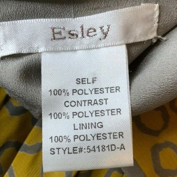 Esley Dress Women's Size Small Multicolor Keyhole Neckline Sleeveless Lined - Picture 9 of 10